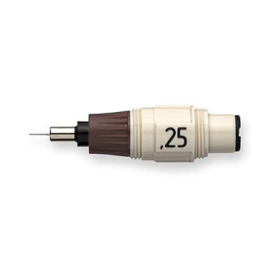 Rotring Isograph pennino di ricambio per penna tecnica 0,25 mm