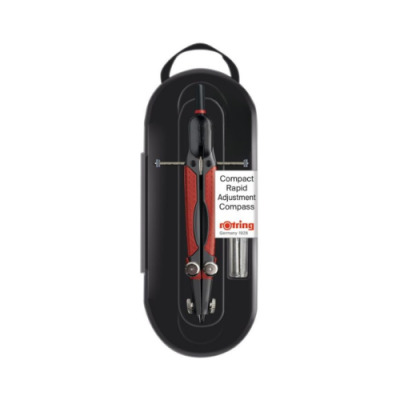 Rotring compasso compatto con regolazione rapida 360 mm