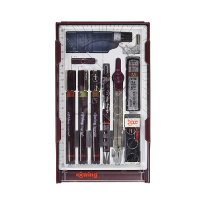 Rotring Master Set isografo con punta da 0.1/0.3/0.5 mm