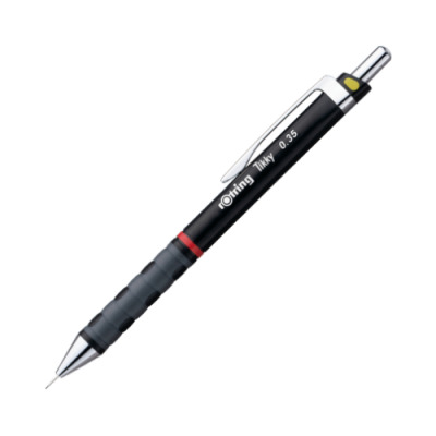 Rotring Tikky Colour-Coded Mechanical Pencils, 0,35mm, Black Barrel