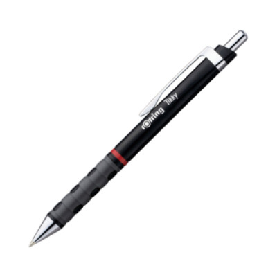 Rotring Tikky Lightweight Ballpoint Pens, Black Barrel