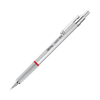 Rotring Rapid PRO Mechanical Pencil 0.7 mm, Precise, Silver