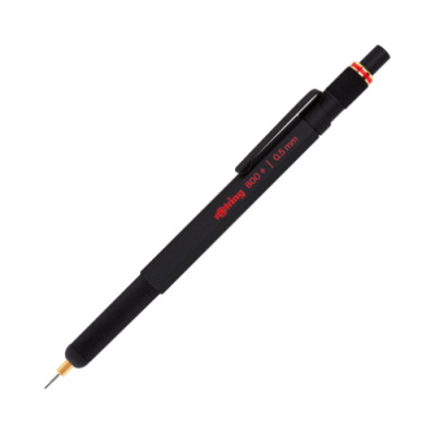 Mechanical Pencil and Touchscreen Stylus Rotring 800+ 0,5 mm Black
