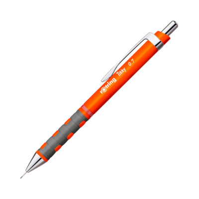 Rotring Tikky Mechanical Pencils, HB 0,7 mm Lead, Neon Orange