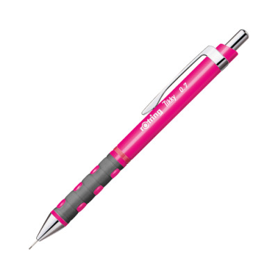rOtring Tikky matita meccanica HB 0,7 mm, rosa fluorescente