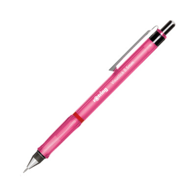 rOtring Visuclick matita portamine 0,5 mm Mina 2B Corpo rosa acceso