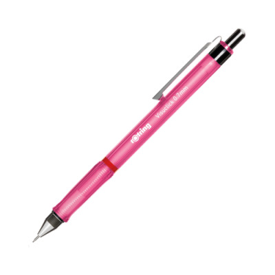 rOtring Visuclick matita portamine 0,7 mm Mina 2B Corpo rosa acceso