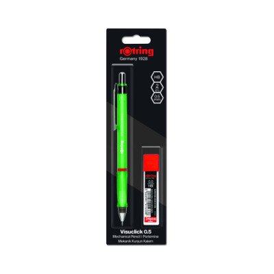 Rotring Visuclick Mechanical Pencil, 0,5 mm + Leads