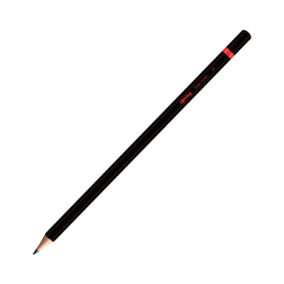 Rotring Wooden Pencil 2B, Black