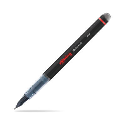 Rotring Roller , penna nera con punta in fibra, 0,7 mm, nero