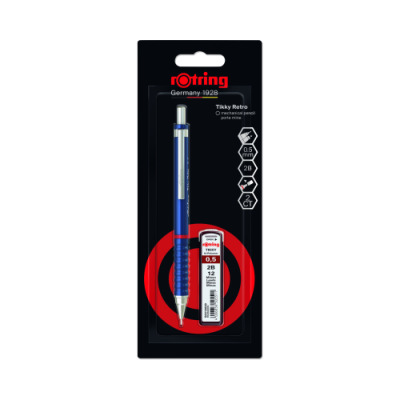 Set Rotring: mechanical pencil 0.5 mm + 2B lead