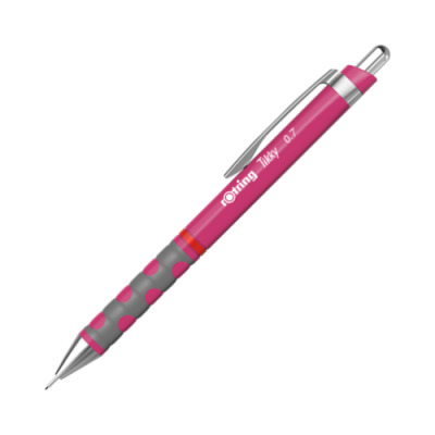 Rotring Tikky Mechanical Pencil 0.7 mm, magenta, HB