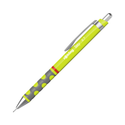 Rotring Tikky Mechanical Pencil 0.7 mm, neon lime