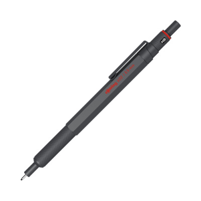 Porte-mine Rotring 600 – 0,5 mm HB, métal, Graphite