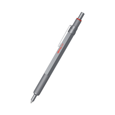 Rotring 600 Gel 0.55mm Silver Ballpen