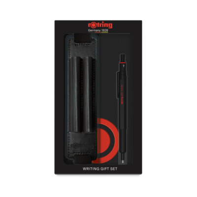 Set Regalo Rotring Portamine 600 Nero + Taccuino